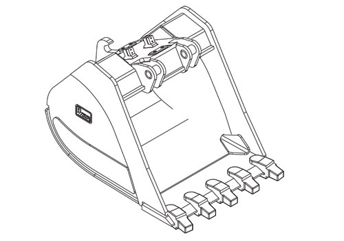 Severe Duty Excavator Bucket